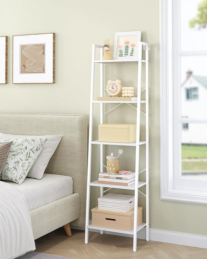 Hzuaneri Ladder Shelf, Freestanding Corner Storage Shelf | Bookcase - Image 7