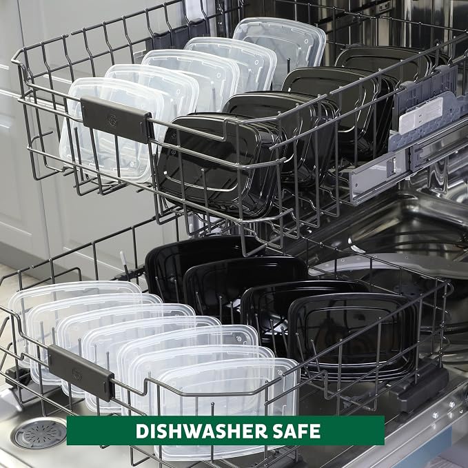 Freshware Meal Prep Containers 15 Count Compartment Food Storage Containers - Image 7