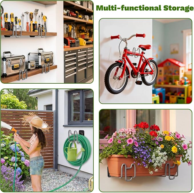 Garden Hose Holder with Hook - Image 5