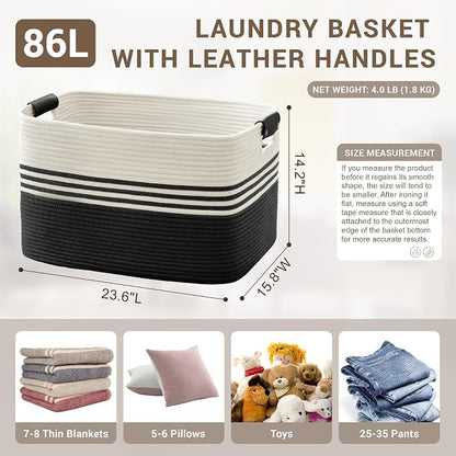 86L Extra Large Laundry Basket - Image 2