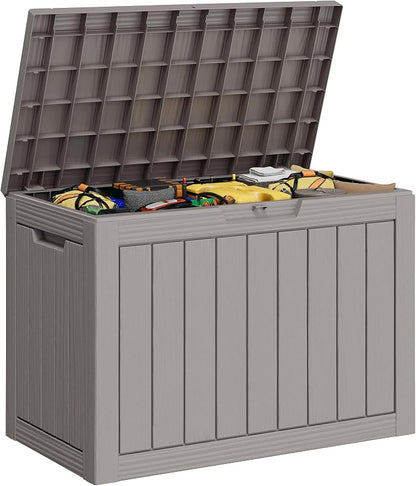 Outdoor Storage Box, Resin Deck Boxes Indoor and outdoor, Waterproof Storage - Image 8