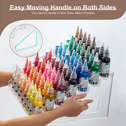 Acrylic Paint Organizer, Painting Bottle Holder, Acrylic Paint Storage Organizer - Image 6