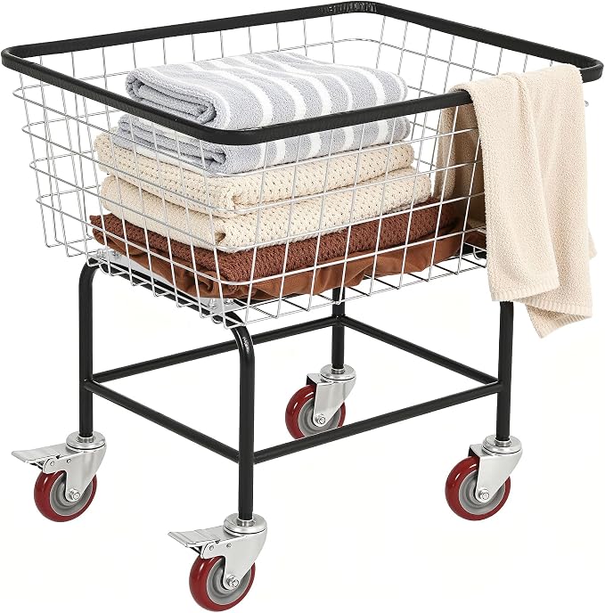 Extra-Large Rolling Laundry Cart by Ultym