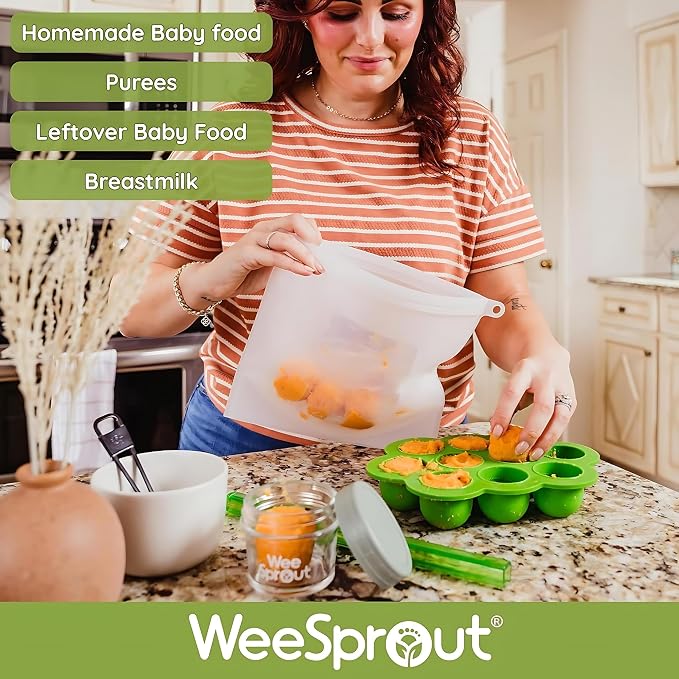 WeeSprout Silicone Baby Food Freezer Tray - Image 5
