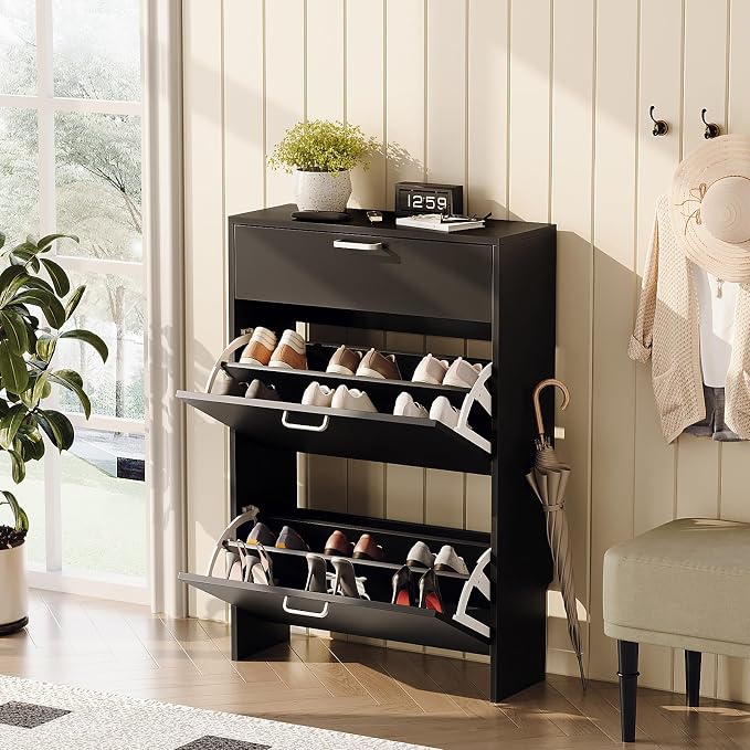VINGLI Shoe Cabinet Storage for Entryway - Image 5