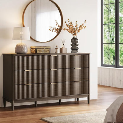 LINSY Fluted Dresser for Bedroom - Image 7
