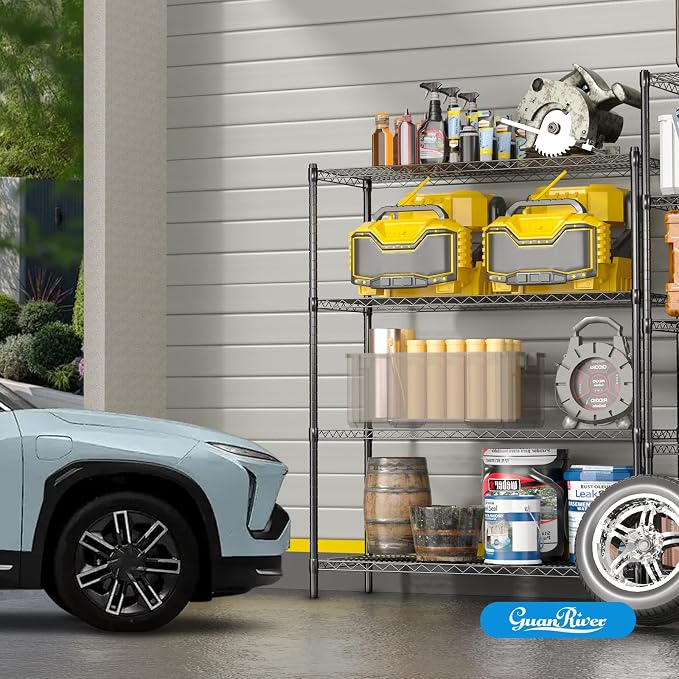 Guan River 4-Shelf Heavy Duty Wire Shelving, Metal Shelf, Sturdy and Durable - Image 2