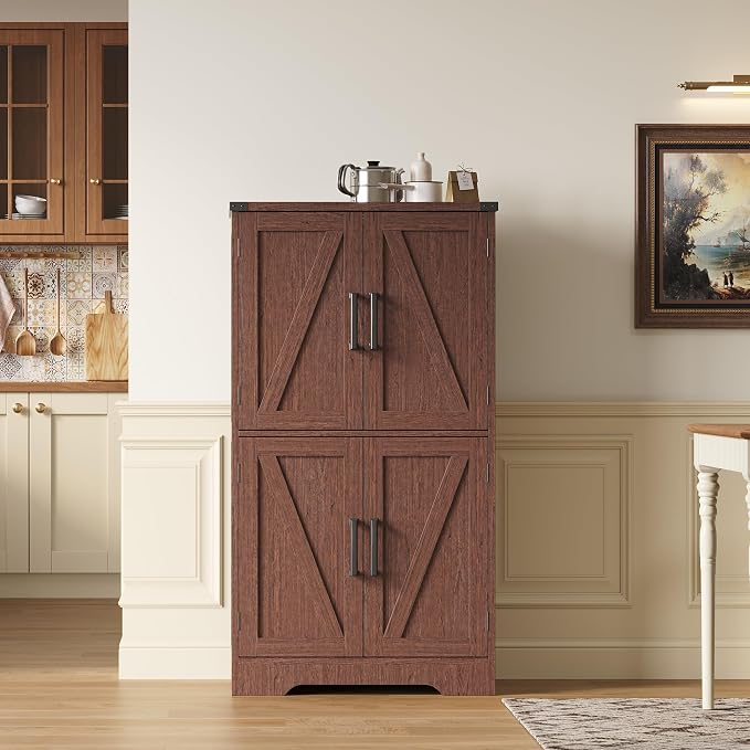 Treocho Farmhouse Bathroom Floor Cabinet - Image 7