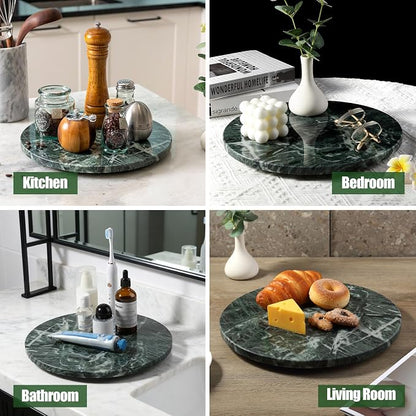 12" Marble Lazy Susan Turntable - Image 5