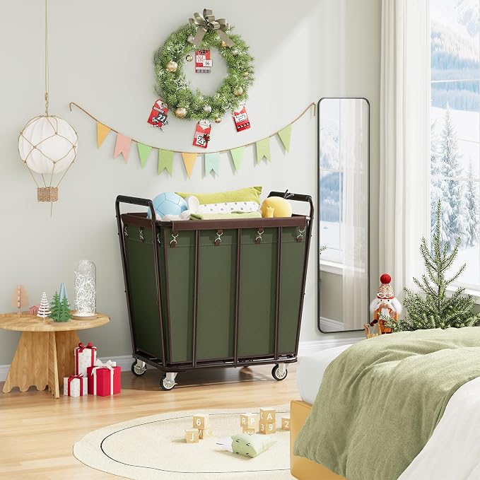Hoctieon Large Laundry Cart - Image 6