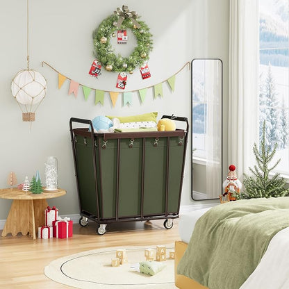 Hoctieon Large Laundry Cart - Image 6