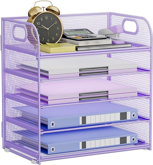 5-Tier Stackable Paper Organizer by Kinkota