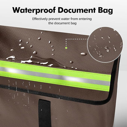 Large Fireproof Document Bag for Home Safe Storage, 4-layer fiberglass - Image 4