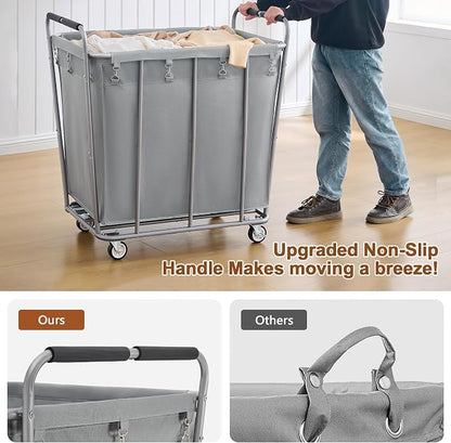 Hoctieon Large Laundry Cart - Image 4