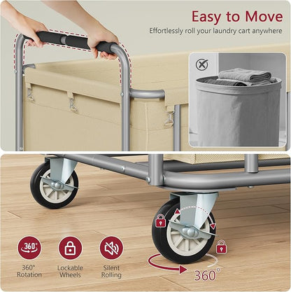 Tajsoon 450L Extra Large Laundry Basket - Image 5