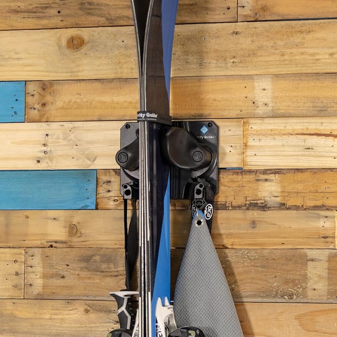 Gravity Grabber Ultimate Ski & Snowboard Wall Storage Rack - Image 7