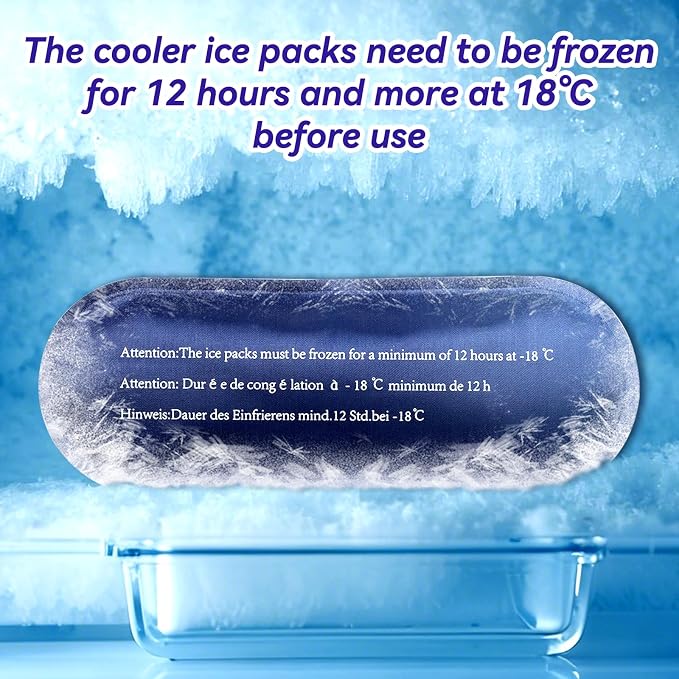 Ice Pack for Insulin Travel Case, TSA Approved Reusable Medical Cooler Bag Ice - Image 5