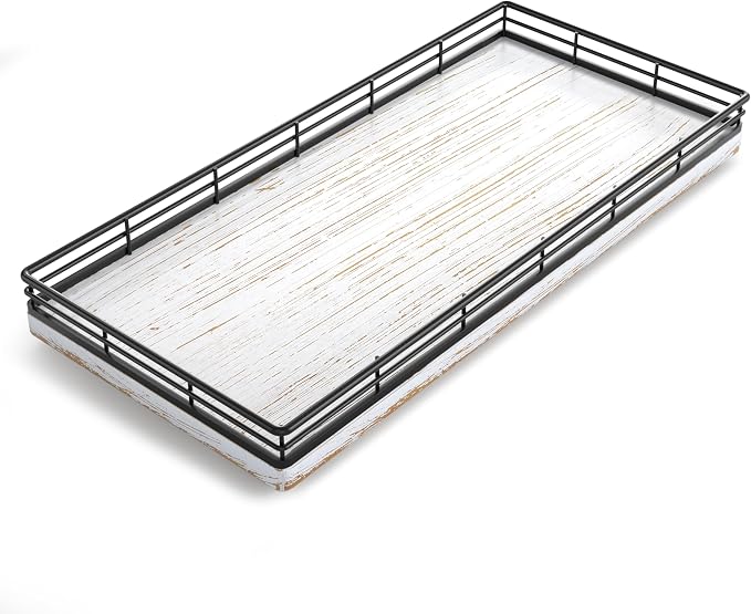 Bathroom Toilet Tank Tray, Vanity Tray by Focusonit