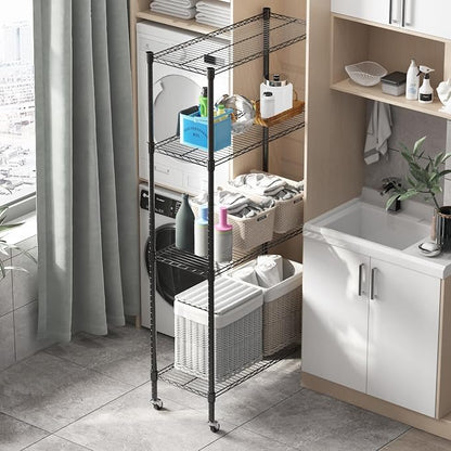 Homdox Heavy Duty 4-Tier Metal Shelving Unit - Image 5