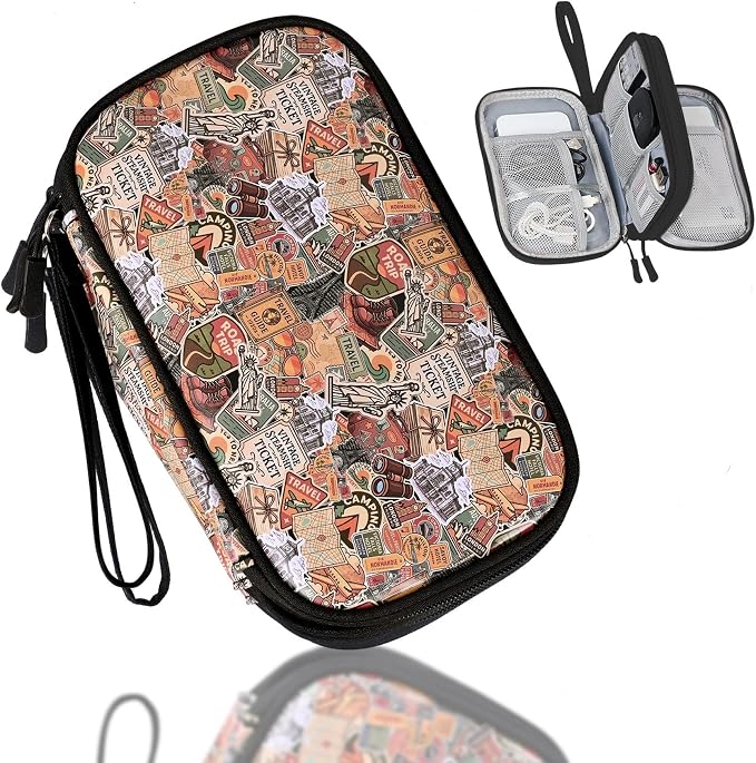 COSHAYSOO Electronics Travel Organizer Tech Bag Charging Cords Case USB Cable by COSHAYSOO