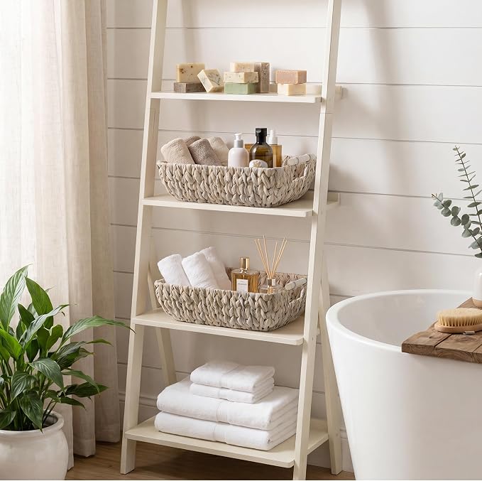 Storageworks Wicker Baskets for Shelves, Large Wicker Baskets for Storage - Image 2
