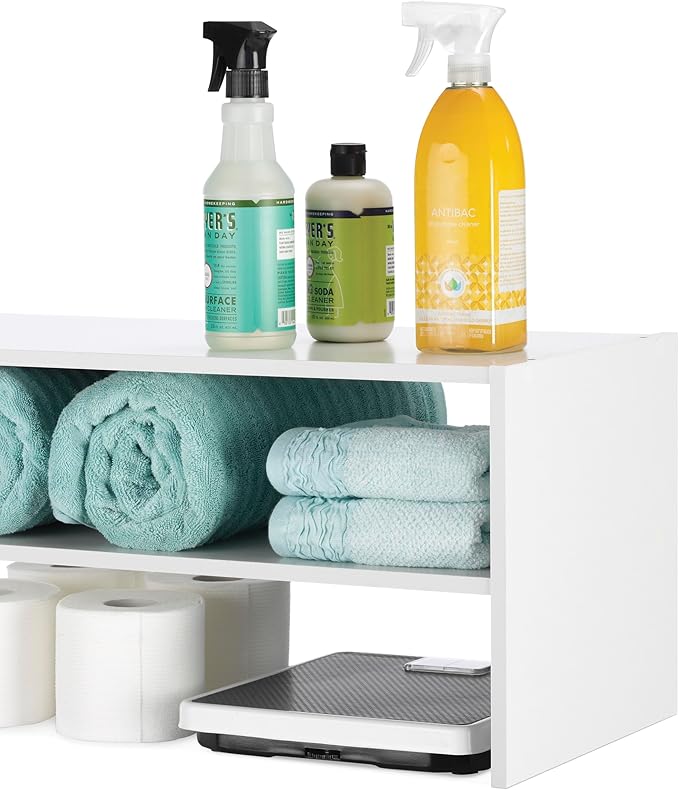 Whitmor Wood Stackable 2-Shelf Shoe Rack, 24 inches，2 Pack - Image 5