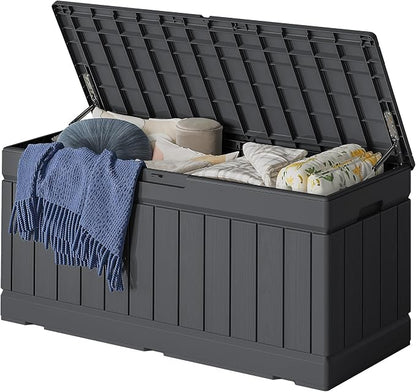 78 Gallon Deck Box Outdoor Indoor Waterproof Storage Box by Acurax