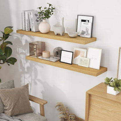 48 Inch Floating Shelves, 9.3 Inch Deep Floating Shelf - Image 2