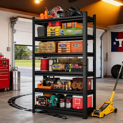 Metal Garage Shelving Unit, Heavy Duty 5-Tier Adjustable Storage Shelves by KILISTEELS