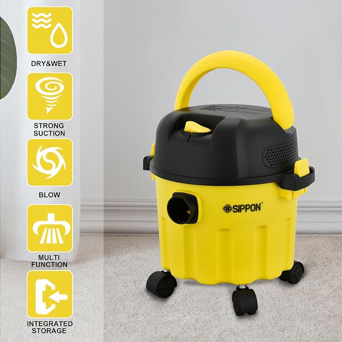 Wet-Dry Vacuum, 3-in-1 Portable Shop Vacuum Cleaner - Image 5