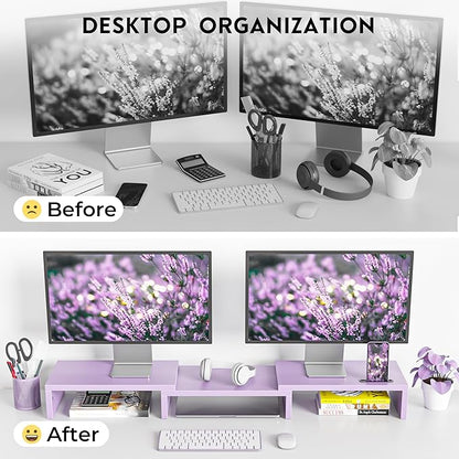 BONTEC Dual Monitor Stand Riser - Image 4