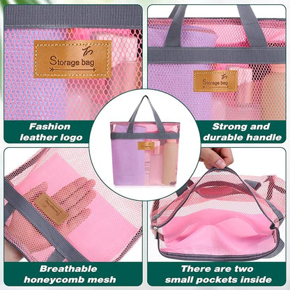 KALIONE Portable Gym Shower Bag, Mesh Shower Caddy Bag, Quick Dry Hanging - Image 5