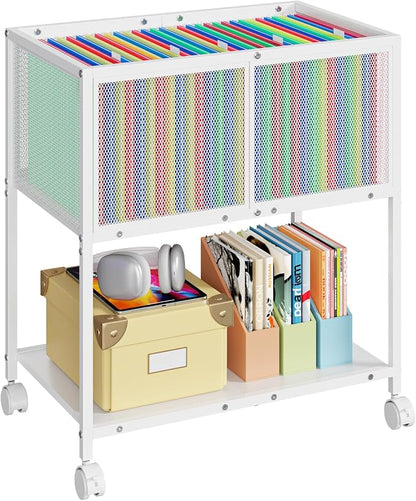 Sbanmao Rolling File Cart, Mobile File Cabinet by shengbaomaoyi