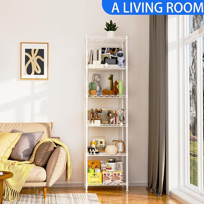 REGILLER 6 Wire Shelving Steel Storage Rack Adjustable Unit Shelves - Image 4