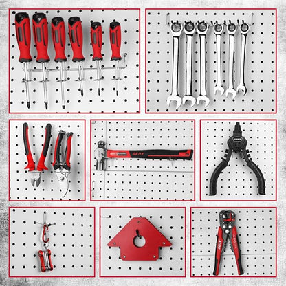 Ultimate 121-Piece Pegboard Hooks Set, Pegboard Accessories - Image 8