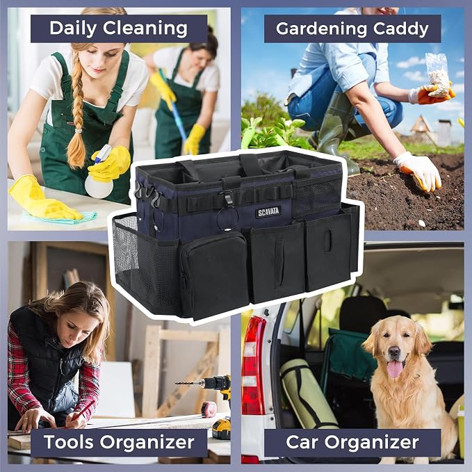 SCAVATA Wearable Cleaning Caddy Bag, Cleaning Caddy Supplies Organizer - Image 7