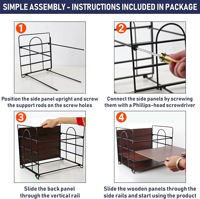 4-Tier Office Organizer, Desk File Organizer - Image 6