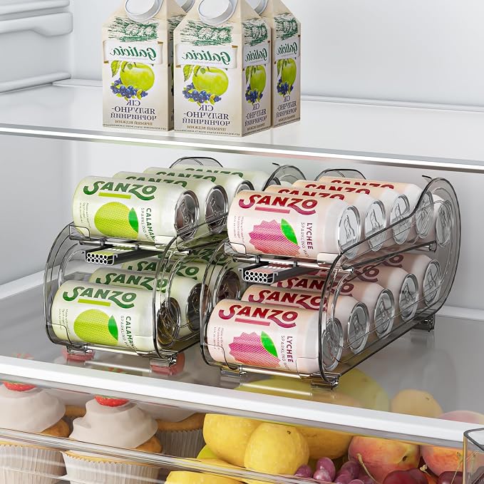 Drink Organizer for Fridge, Soda Can Organizer Dispenser for Refrigerator by GoldOath