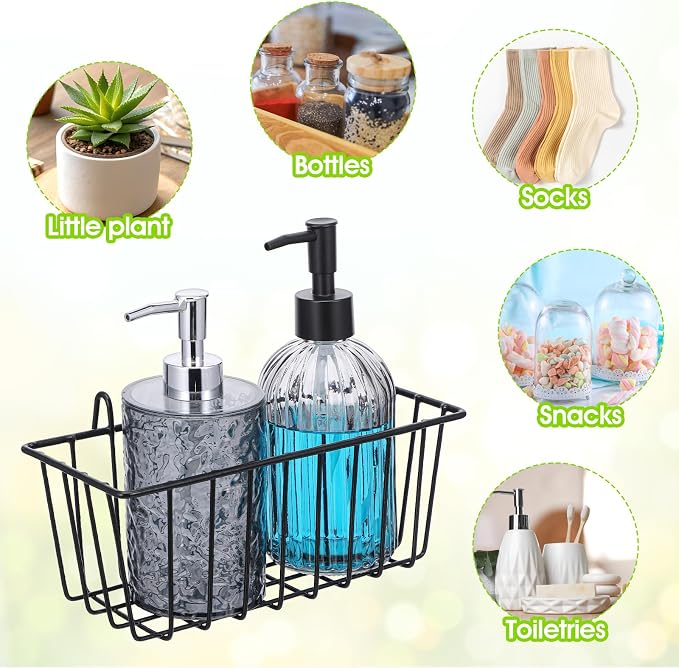 10 PCS Hanging Wire Baskets for Organizing - Image 7