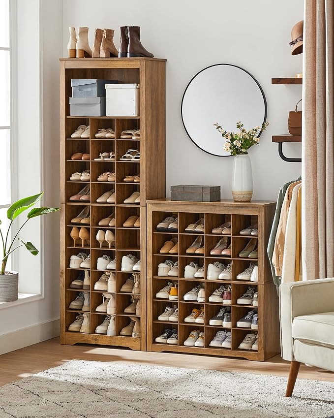 VASAGLE Shoe Storage Cabinet, 10 Tier Shoe Rack Organizer, Holds Up to 30 Pairs - Image 4