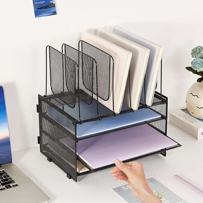 Desk Organizers and Accessories, 3-Tier Paper Organizer - Image 6