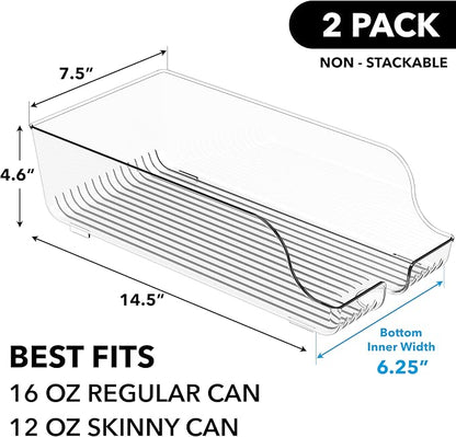Simple Houseware Tall Skinny Can Organizer and Dispenser - Image 3