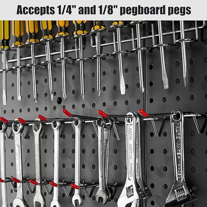 Pegboard Smith 16x16 inch Wall Tool Organizer Pegboard Panels, Workbench Tools - Image 4