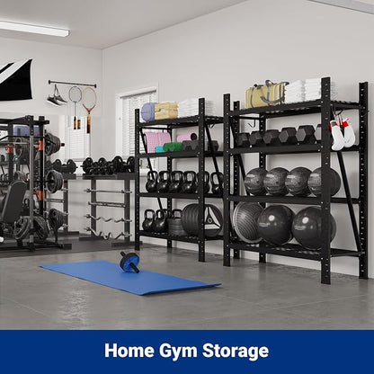 FLEXIMOUNTS Garage Shelving Heavy Duty, 49.6" W 4-Tier 10000LBS Industrial - Image 9