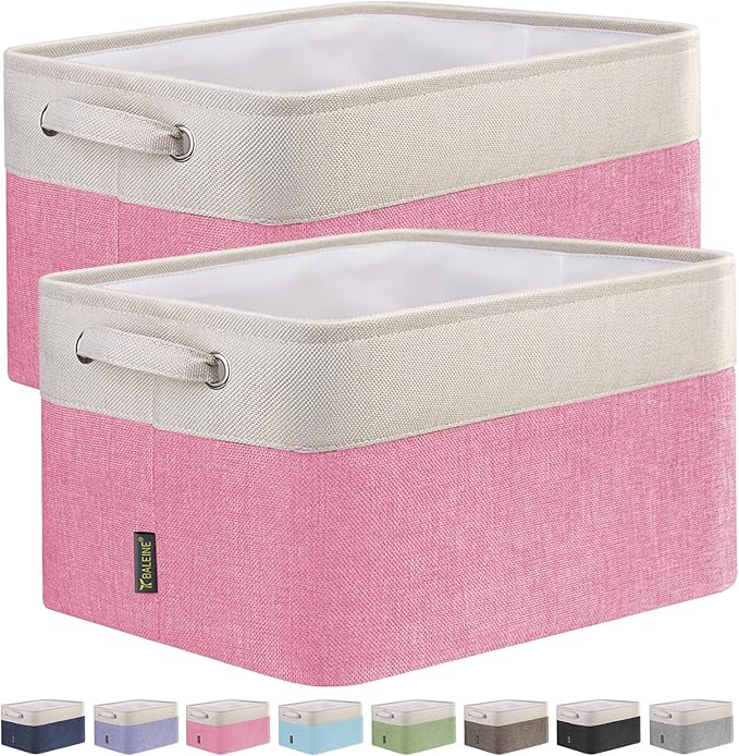 BALEINE 2 Pack Fabric Storage Bins by BALEINE
