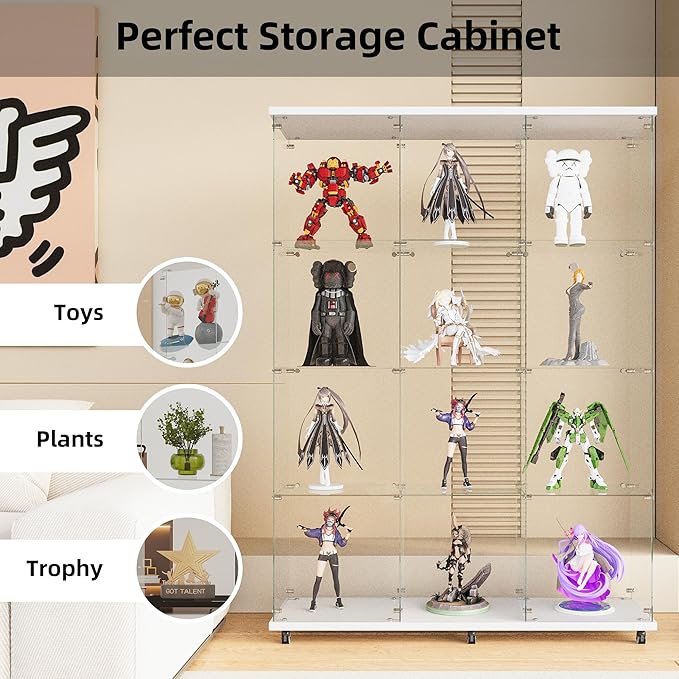 Beauty4U Glass Display Cabinet - Image 5