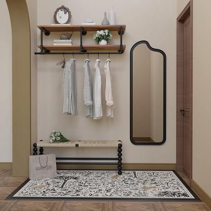 Wall Mounted Clothes Rack 12 Inch Deep, 48 Inch Heavy Duty Garment Rack - Image 5