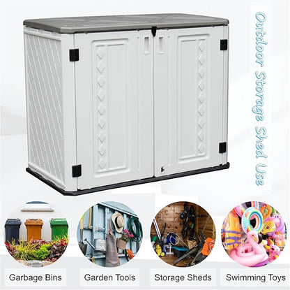 Sheds & Outdoor Storage, 34 Cu.ft Horizontal Storage Sheds Outdoor - Image 4