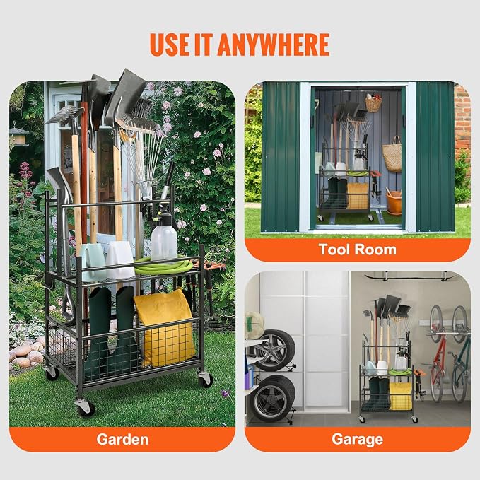 VEVOR Garden Tool Organizer, 16 Slots - Image 6