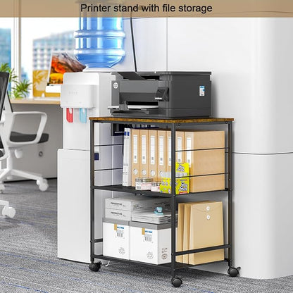 ThreeHio Rolling Kitchen Microwave Cart - Image 6